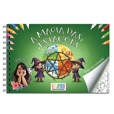 A Magia das Estações - Livro para Colorir (Pré-Venda)