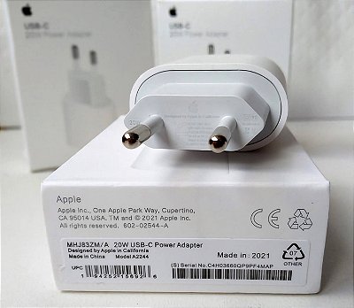 Adptador Apple Power 20W Usb-C Qualidade Original