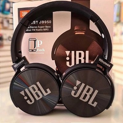 Fone Ouvido Bluetooth Sem Fio Jbl Everest Jb950 Cor Preto