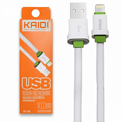 Cabo USB Kaidi KD-330A 300cm 2A  Lightning