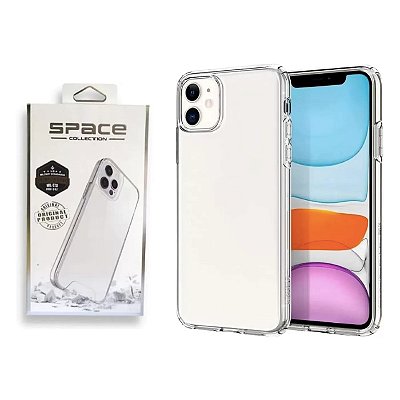 Capa Capinha Clear Case Space Rígida Anti Amarelamento Resistente Para iPhone 11