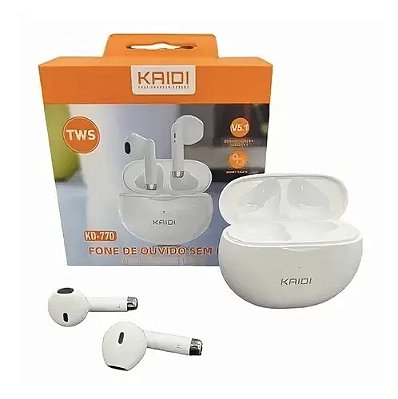 Fone De Ouvido Kaidi Bluetooth Tws Kd-771 Sem Fio