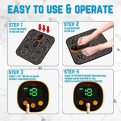 Pulso Perna Tapete elétrico, Pronta Sega