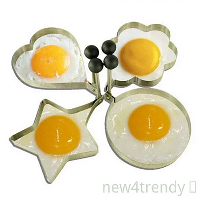 Anel De Molde De Aço Inoxidável Para Panqueca, Lindo Ovo Frito, Ferramenta De Cozinha Em Forma Aleatória