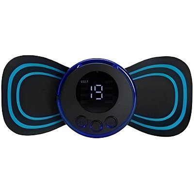 Mini Massageador Elétrico Recarregável Alívio Dores Musculares (MASSAGAMT3020