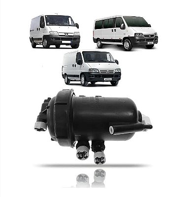 Suporte do Filtro Combustível com Copo Original Ducato Jumper Boxer 2.8 JTD 2006 a 2017