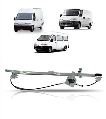 Máquina de Vidro Manual Lado Esquerdo - Ducato  1997 A 2017