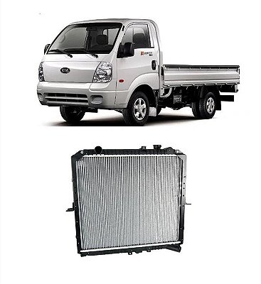 RADIADOR DE ÁGUA - KIA BONGO K2500 2006 A 2012