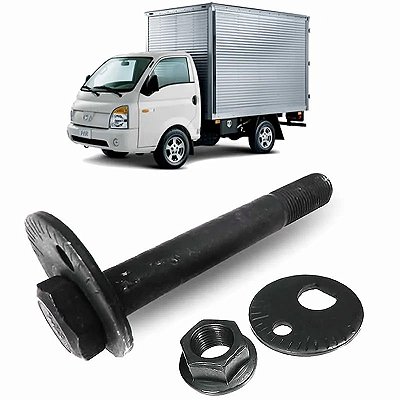 PARAFUSO INFERIOR DA BALANÇA COM PORCA E ARRUELA (CAMBAGEM) HYUNDAI HR 2004 A 2012