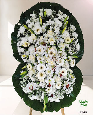 Coroa de Flores Dupla Luxo
