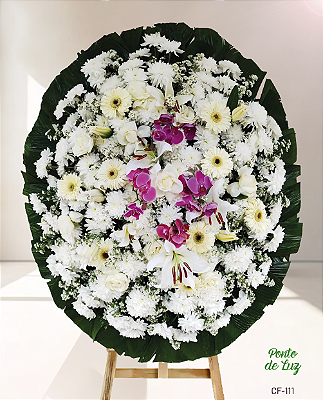 Coroa de Flores Ponto de Luz