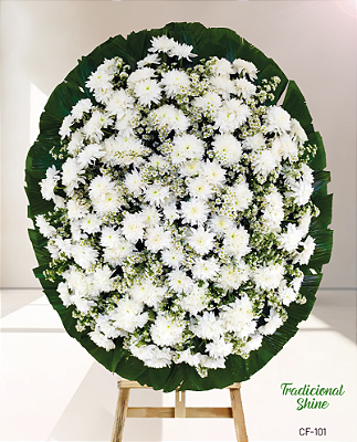 Coroa de Flores Naturais para Velório Tradicional Entrega rápida em BH