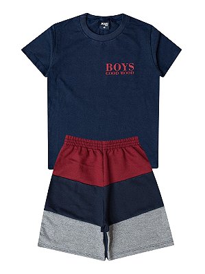 Conjunto Infantil Menino Verão - Mafi Kids Marinho
