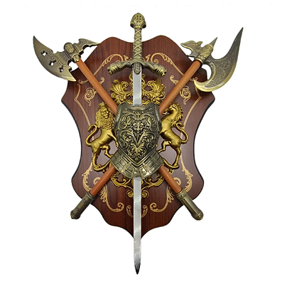 Espadas Medievais Para Parede 42cm