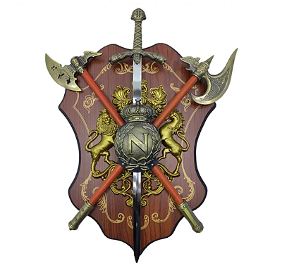 Espadas Medievais Para Parede 37cm