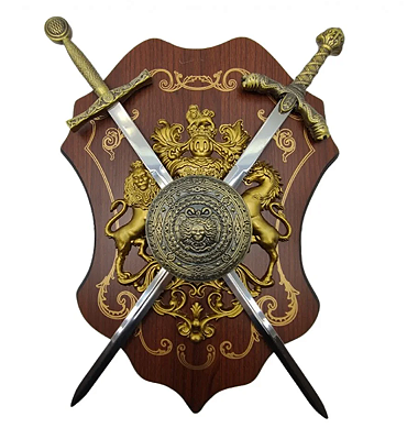 Espadas Medievais Para Parede 37cm