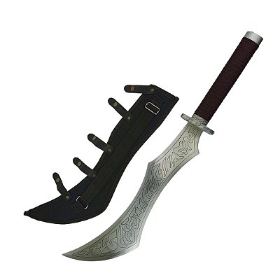 Espada League Of Legends Katrina Lâmina Desenhada Em Aço