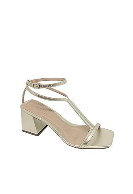Specchio Brand Sandalia Taty Dourado