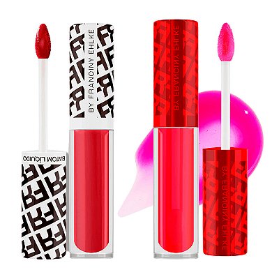 Batom Matte Clarice e Gloss de Volume Fran by Franciny Ehlke