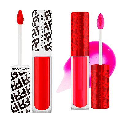 Batom Sensualizani e Gloss de Volume  Fran by Franciny Ehlke