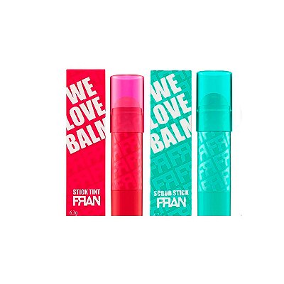 Kit Stick Balm Bamboo e Wine Fran by Franciny Ehlke