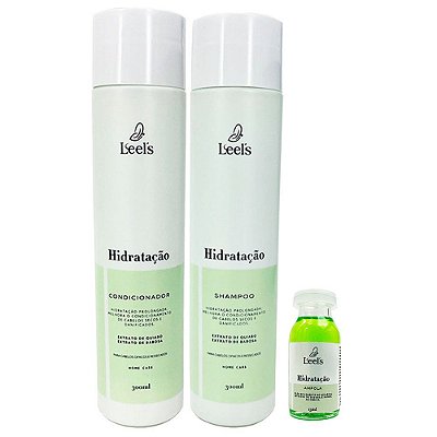 Kit Home Care de Hidratação com Ampola Leel's
