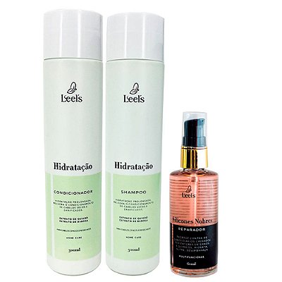 Kit Home Care de Hidratação com Silicones Nobres Leel's