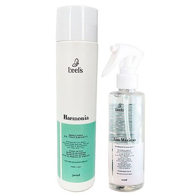 Kit Máscara de Tratamento Harmonia e Liso Máximo Leel's