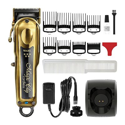 Máquina de Cortar s Fio Magic Clip Cordless Gold Wahl Bivolt