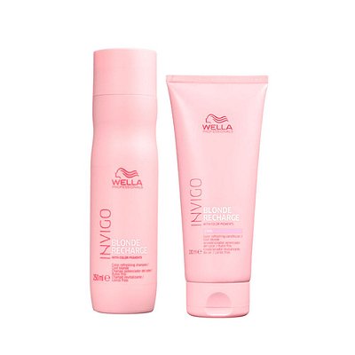 Kit Shampoo e Condicionador Invigo Cool Blonde Wella
