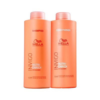 Kit Shampoo e Condicionador Invigo Nutri-Enrich Wella