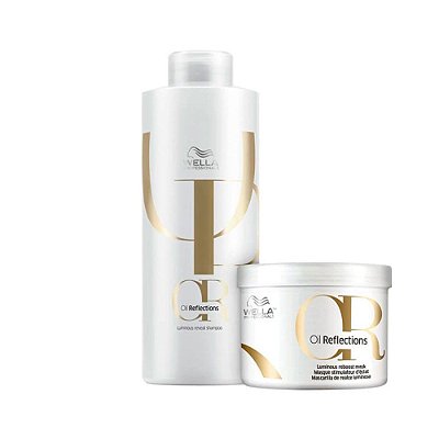 Kit Shampoo e Máscara Oil Reflections Wella