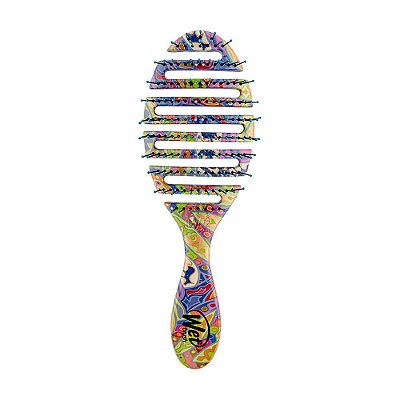 Escova De Cabelo Flex Dry Azul Moroccan Collection Wetbrush