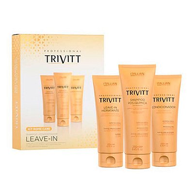 Kit Home Care com Leave-in Hidratante Trivitt Itallian