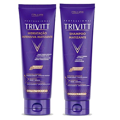 Kit Shampoo e Hidratação Trivitt Matizante