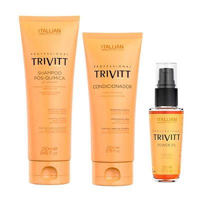 Kit Tratamento Pós Química Trivitt Itallian