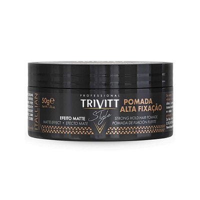 Pomada Alta Fixação Trivitt Style Efeito Matte 50g