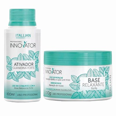 Kit Ativador Guanidina Relaxante Innovator Itallian Hairtech