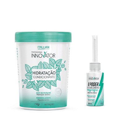 Kit Hidratação e Poder do Cabeleireiro Innovator Itallian