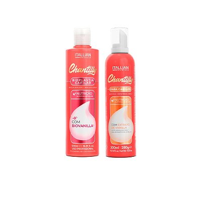 Kit Bioplastia Chantilly com Nutrição de Chantilly Itallian