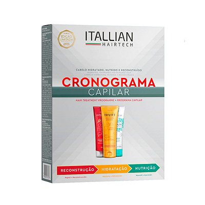 Kit Cronograma Capilar Itallian Hairtech