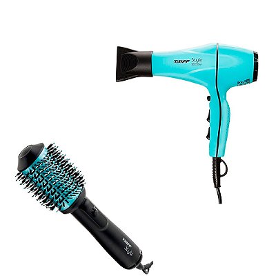 Kit Secador Style Tiffany e Escova Oval Style 127V Taiff