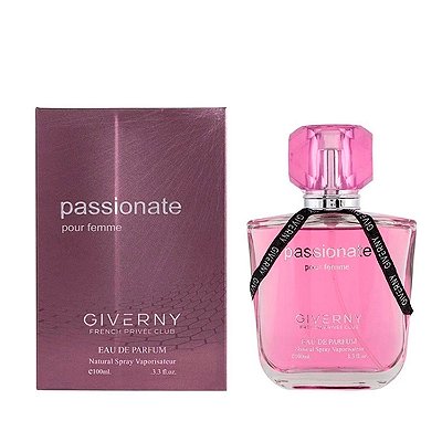 Perfume Feminino Passionate Pour Femme Giverny 100ml