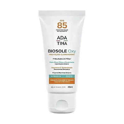 Protetor Solar Facial Biosole Oxy FPS 85 Ada Tina 40ML