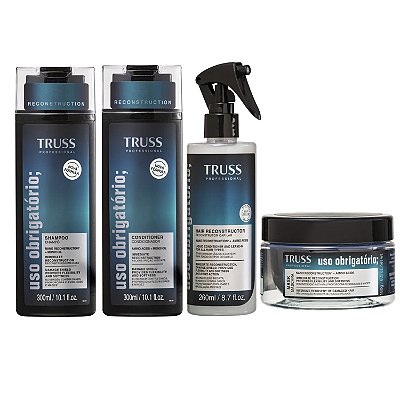 Kit Completo Uso Obrigatório com Máscara e Spray Truss