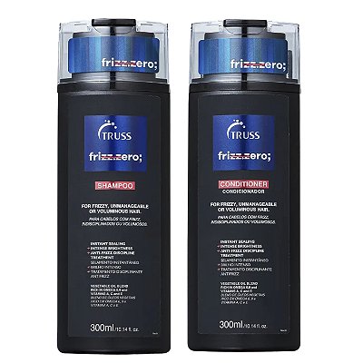 Kit Home Care Shampoo e Condicionador Frizz Zero Truss 300ml