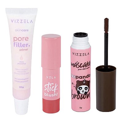 Kit Make Minimalista Realce sua Beleza Vizzela
