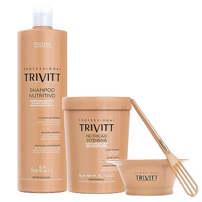 Kit Profissional Nutrição Intensiva Trivitt Itallian