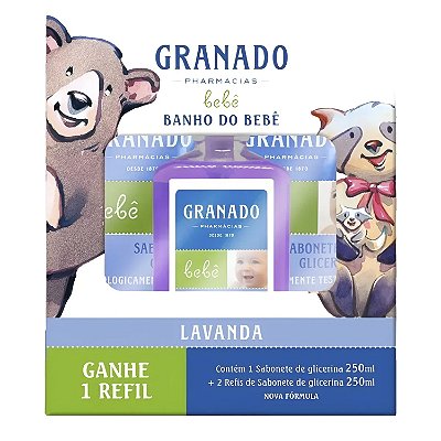 Kit Banho do Bebê Lavanda Granado