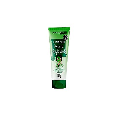 Gel Peel Off Pepino e Argila Verde Dermachem